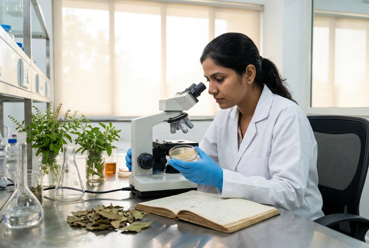 Researchers studying herbal immunity